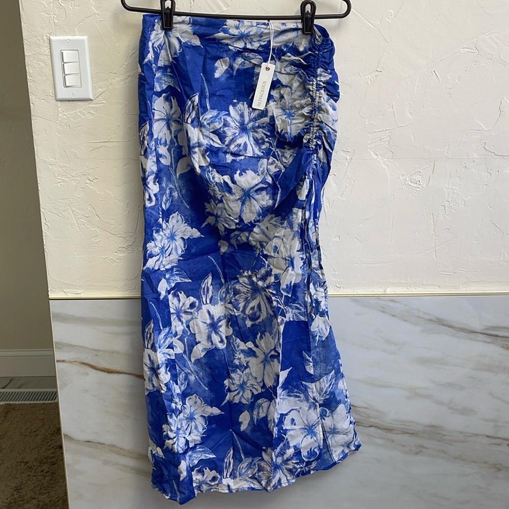 High-Waisted Skirt Floral Print